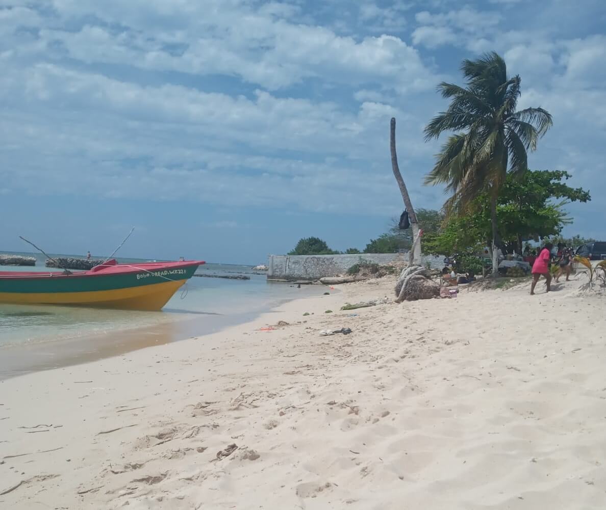 Jamaika boot Strand zuschnitt