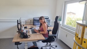 Baumann Wiederaufbau Michelle Schreibtisch